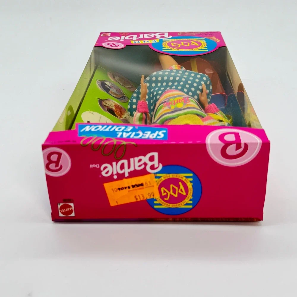 Vintage 1994 POG Fun Barbie Special Edition Doll Mattel 13239 Rainbow Outfit NEW